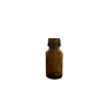 Flacone rotondo in vetro giallo 5 ml (solo vetro)