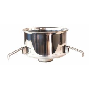 Filtro inox a tramoggia con sacco nylon per maturatori 50-100 kg