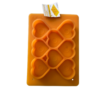 Candle mold- module 8 heart-shaped candle lights