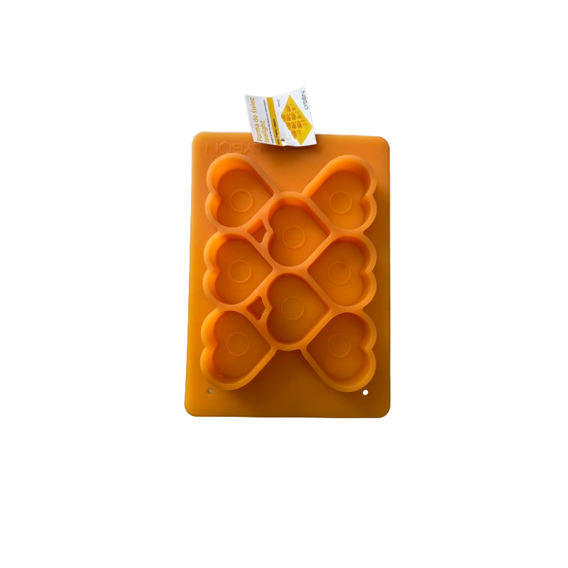 Stampo per candela- modulo 8 lumini a cuore Stampo per candela- modulo 8 lumini a cuore