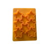 Silicone candle mold - module of 8 star lights