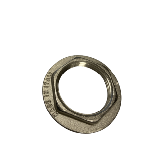 Chrome-plated ring nut with 40 mm thread - 1"1/2