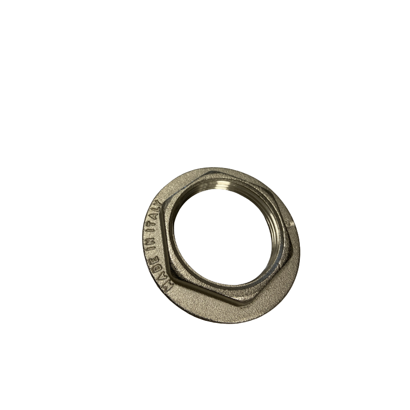 Verchromte Überwurfmutter mit Gewinde Ø 40 mm - 1" 1/2