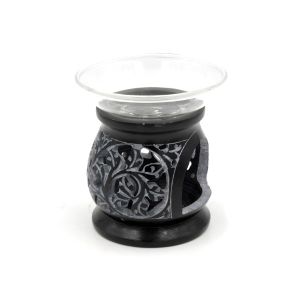 Diffuseur d'essence en pierre noire h cm 7,5