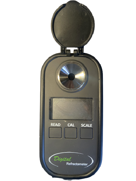 Digital refractometer for honey - 4 scales