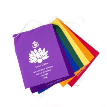 Bandierina tibetana 7 chakra