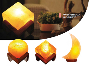 Lampada di sale dell'himalaya forma speciale