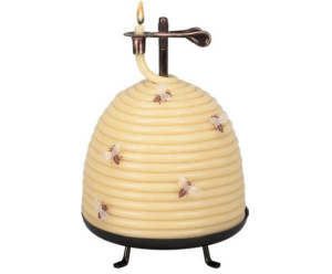 Beehive time candle - in beeswax