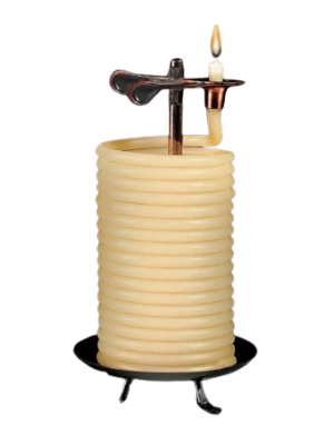 Leonardo time candle - in beeswax