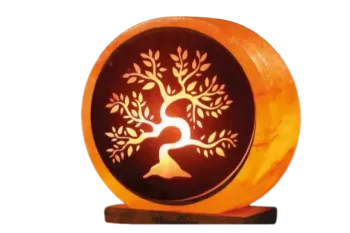 Lampe de sel de l'himalaya (arbre de vie)