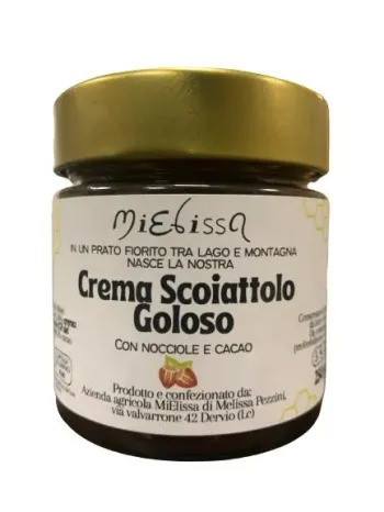 Miel de mil flores cremosa con avellanas y cacao 'ardilla golosa