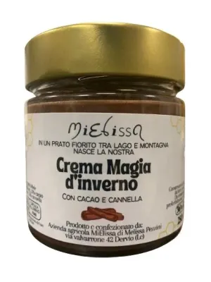 Crema mágica de invierno - miel con cacao y canela