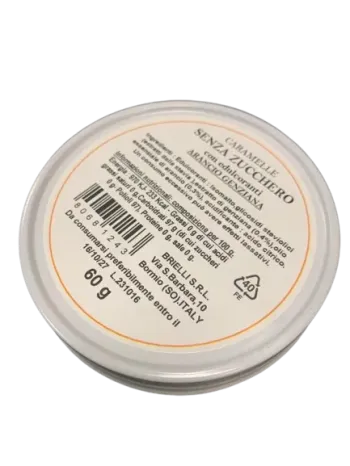 Sugar-free orange and gentian candies - 60 g