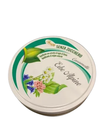Caramelo de hierbas alpinas sin azúcar - 60 g
