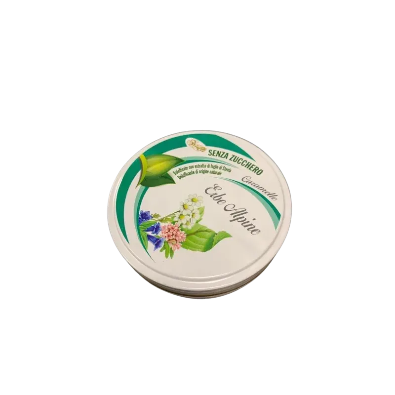 Caramelle erbe alpine senza zucchero - 60 g Caramelle erbe alpine senza zucchero - 60 g