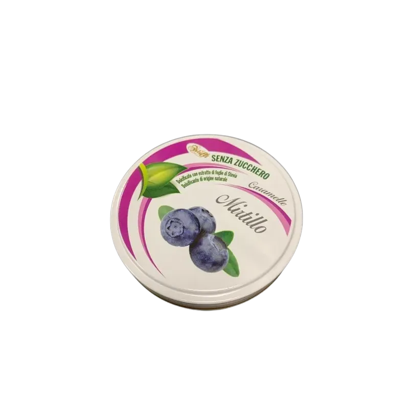 Caramelle mirtillo senza zucchero - 60 g Caramelle mirtillo senza zucchero - 60 g