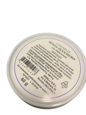 Caramelle mirtillo senza zucchero - 60 g