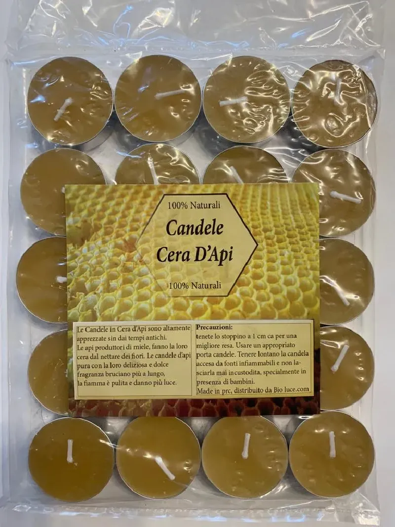 copy of Candela di cera d'api maialino con quadrifoglio
