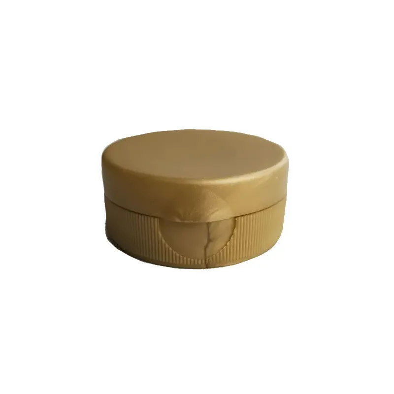 Tappo a vite per flaconi squeezer colore bronzo con liner di sicurezza Tappo a vite per flaconi squeezer colore bronzo con liner di sicurezza
