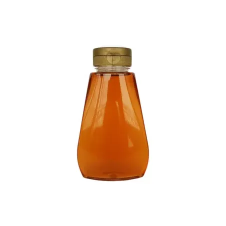 Squeezer dosatore in pet per 250 g miele -180 ml - Tappo a vite colore bronzo