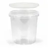 Pot en plastique transparent de 750 ml pour 1000 g de miel