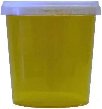 750 ml transparent plastic jar for 1000 g of honey