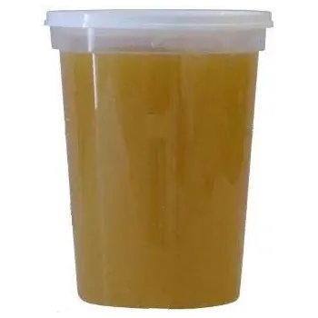 350 ml transparent plastic jar for 500 g of honey