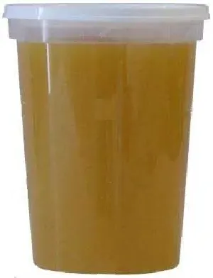 Vaso in plastica trasparente da 380 ml per 500 g di miele