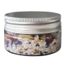 Cristal jar in pet 50 ml aluminium cover