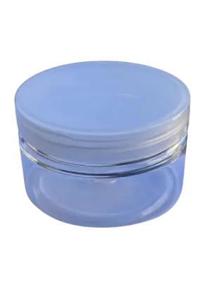 CRISTAL jar in PET 50 ml transparent cup