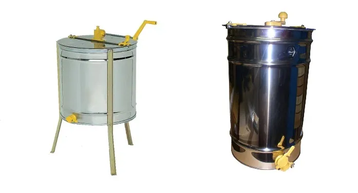 Manual round series honey extractors
